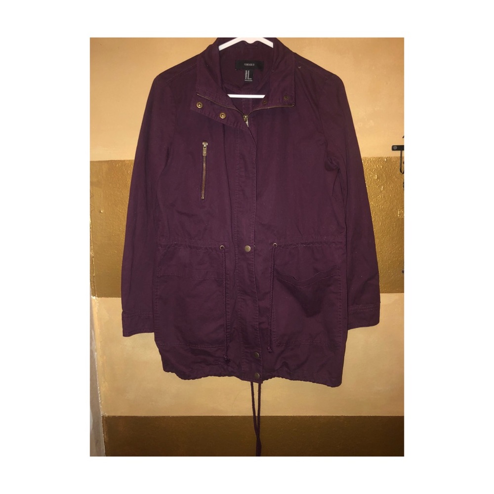 Light, Burgundy Jacket